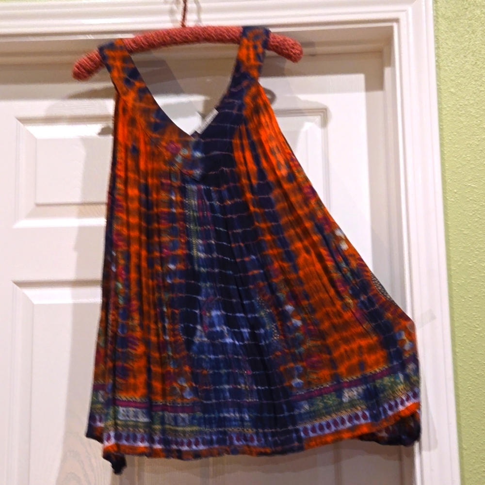 Summer tie dye sleeveless top. S/M/L/XL